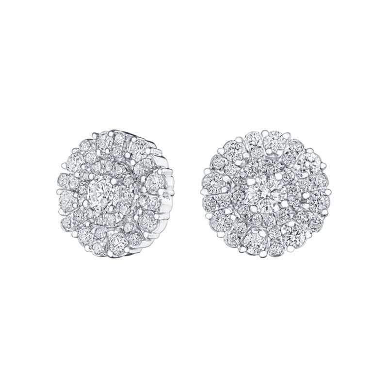Aura Diamond Snowflake Earrings