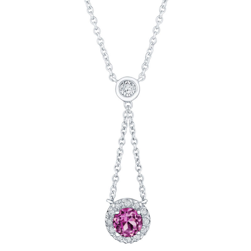 Round Diamond Necklace
