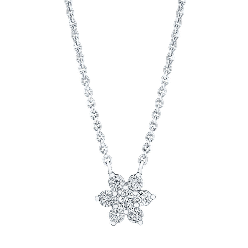 Diamond Flower Necklace – SES Creations