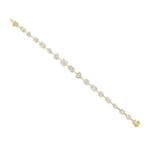 9.94ct Mixed Shape Floating Diamond Bracelet in 18KT Yellow Gold