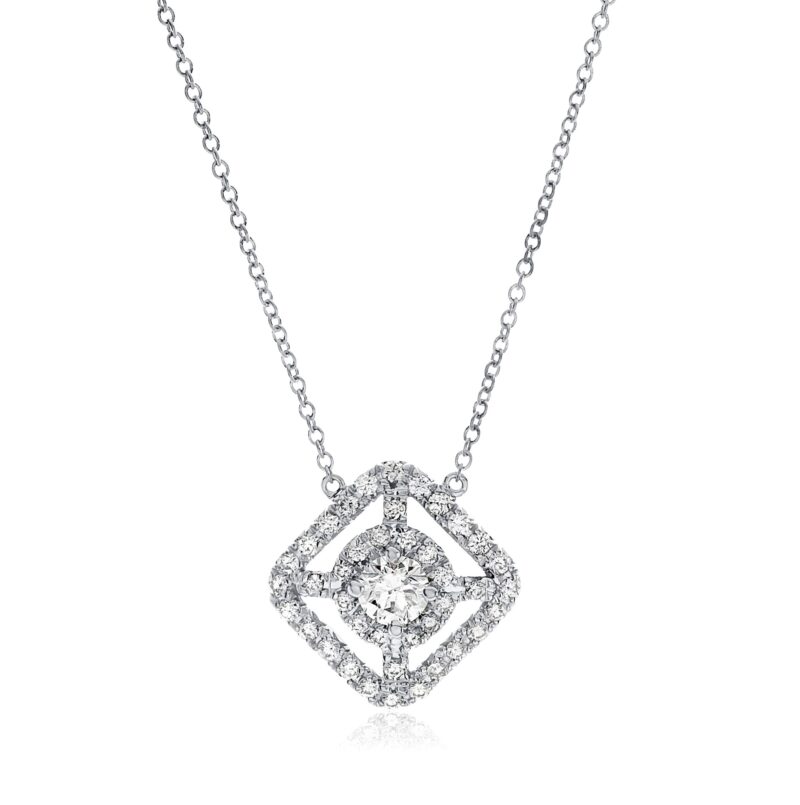 Round Diamond Necklace