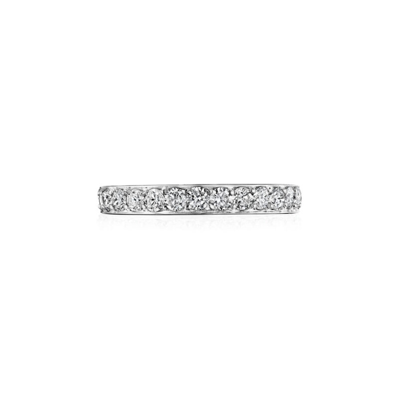 Perfect Twogether® Round Diamond Pavé Band