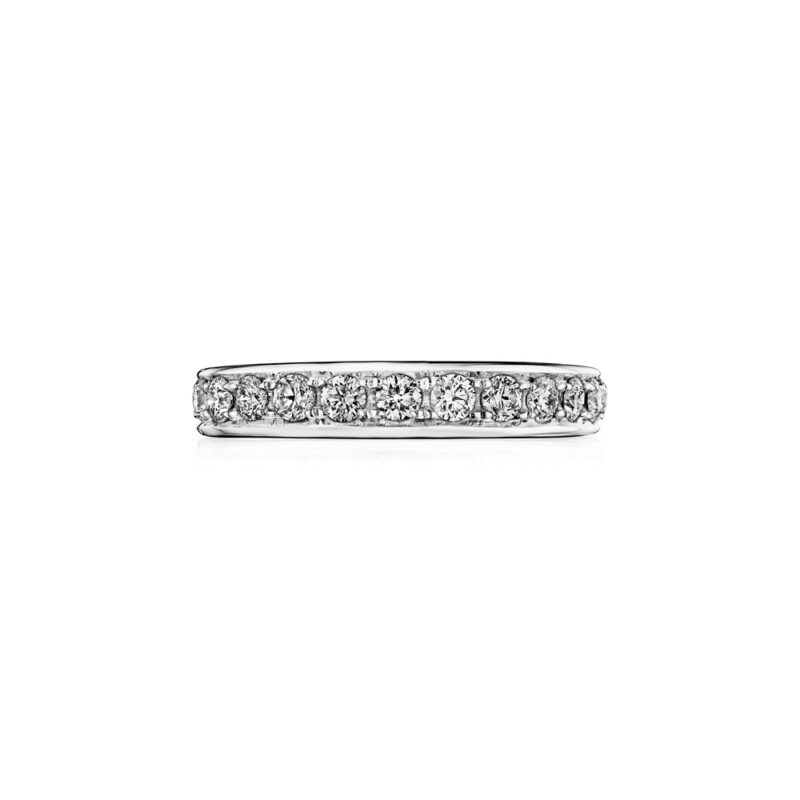 Perfect Twogether® Round Diamond Pavé Band