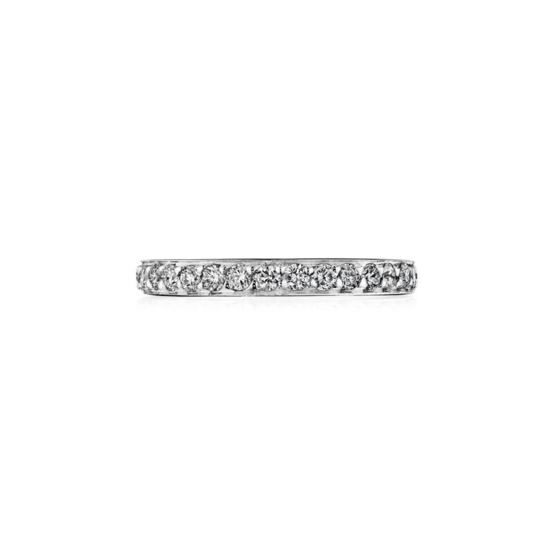 Perfect Twogether® Round Diamond Pavé Band