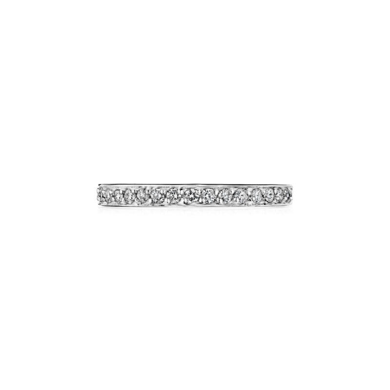 Perfect Twogether® Round Diamond Pavé Band