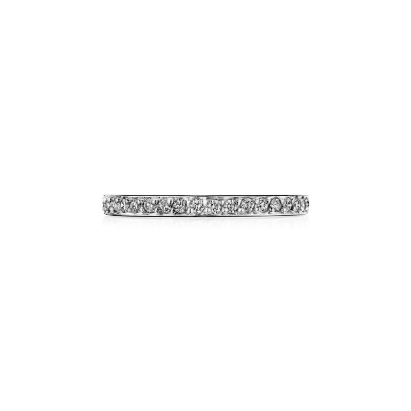 Perfect Twogether® Round Diamond Pavé Band