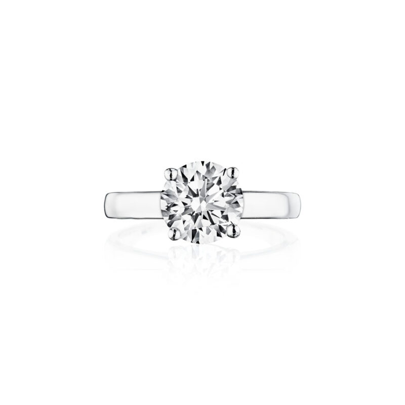 Perfect Twogether® Classic Round Solitaire Ring