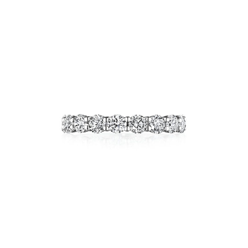 Perfect Twogether® Round Diamond Shared Prong Band