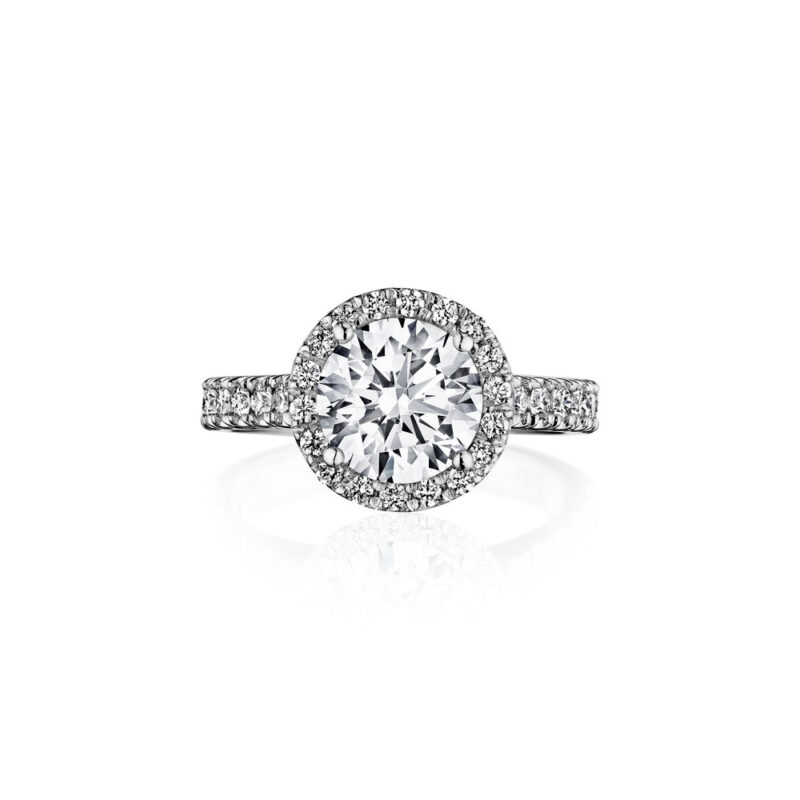 Perfect Twogether® Round Diamond Halo Ring